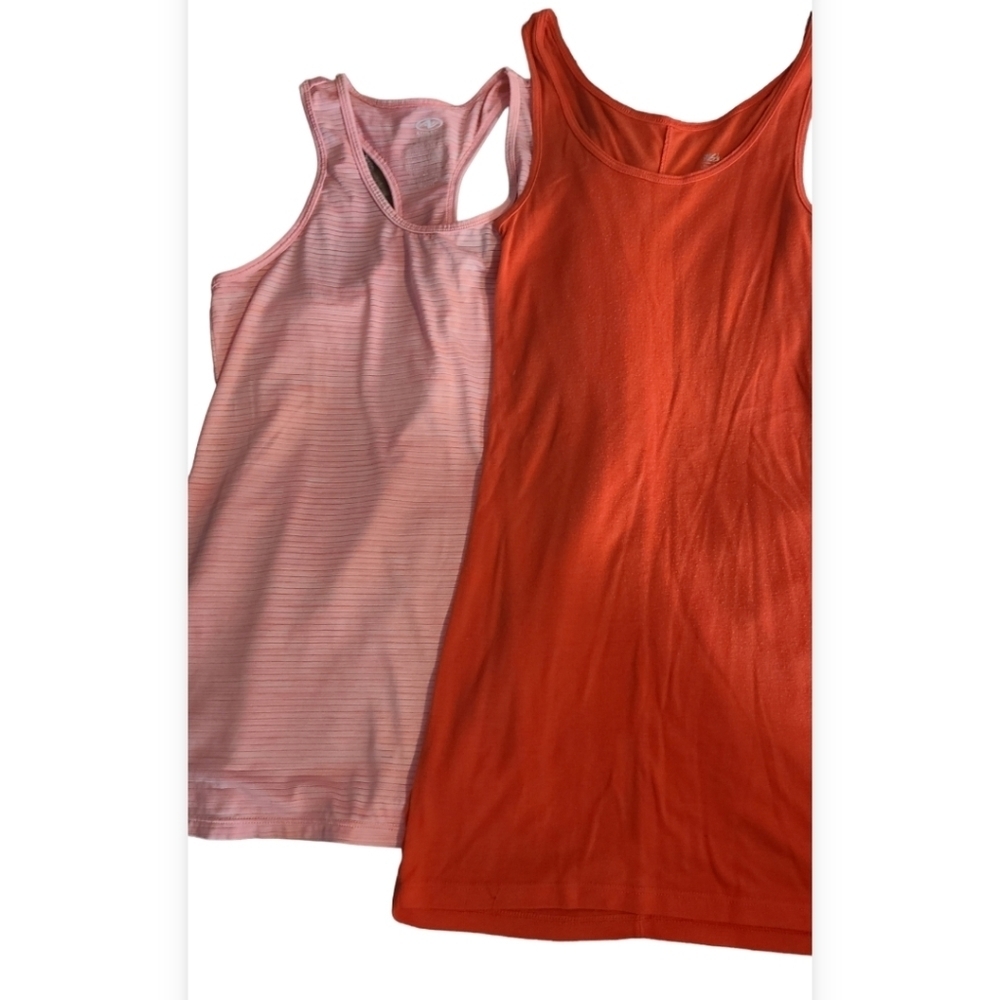 NWOT dark orange 2 tank/workout tops - Picture 2 of 3